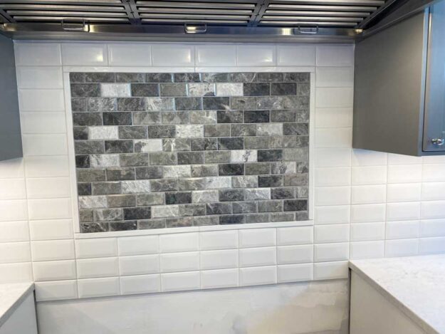 Kitchen Backsplash by Quinmor Tile in Langley, BC