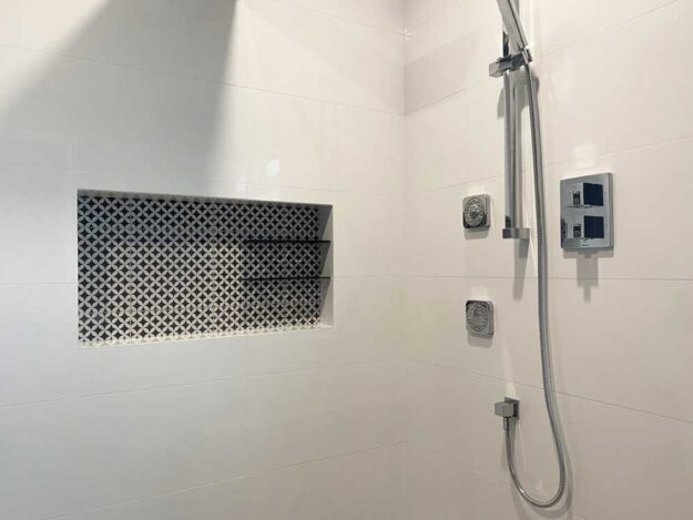 Shower Nook Tile by Quinmor Tile in Langley