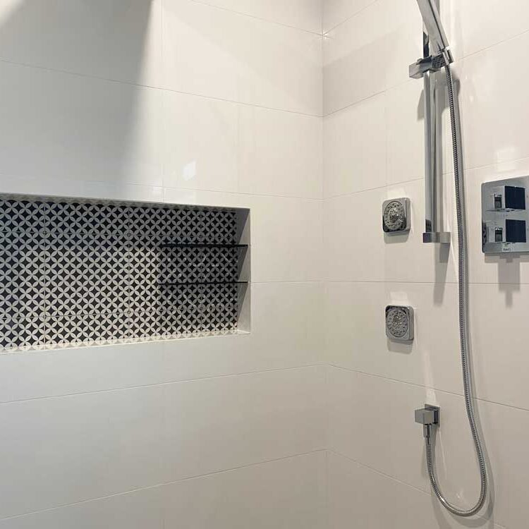 Shower Nook Tile by Quinmor Tile in Langley